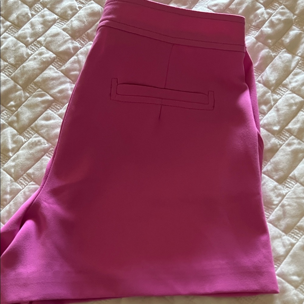 Trina Turk Vibrant Pink High Waist Shorts - Picture 6 of 9